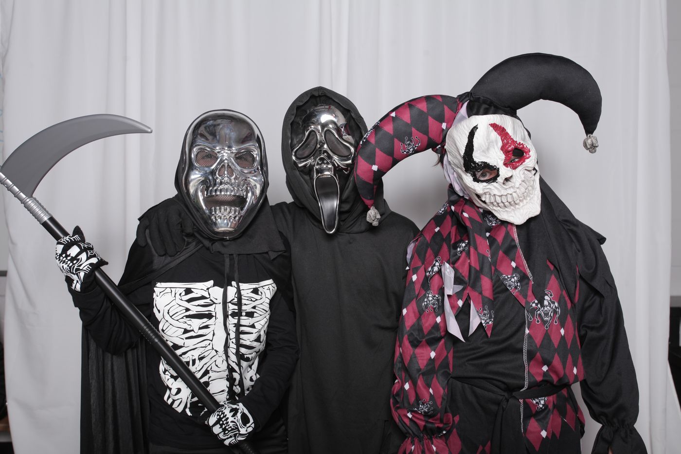Halloween party candid photo